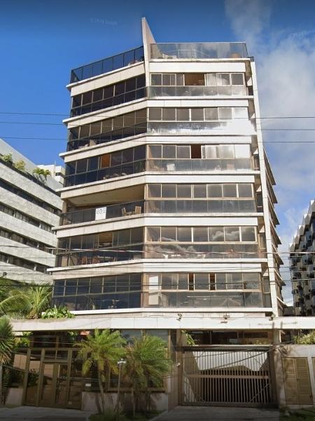 Edifício no barri da Jatiúca, em Maceió, onde Collor tem uma cobertura