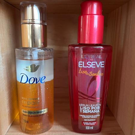 Bond Intense Repair, de Dove, e Elseve Liso dos Sonhos, de L'Oréal Paris Bond Intense Repair, de Dove, e Elseve Liso dos Sonhos, de L'Oréal Paris