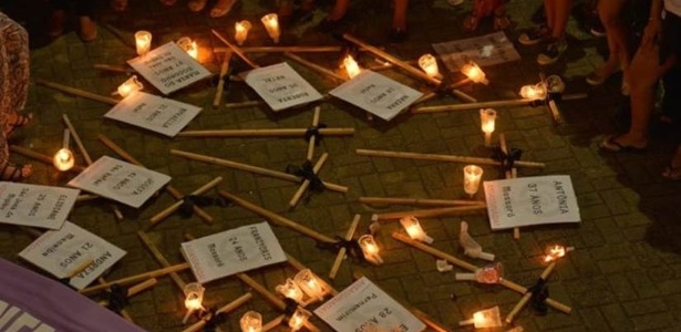 Protesto contra mortes de mulheres no Rio Grande do Norte - Lara Paiva/Brechando