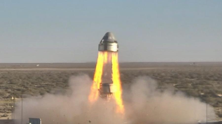 Teste durou cerca de 95 segundos e foi realizado na base militar de White Sands - AFP PHOTO /NASA/HANDOUT