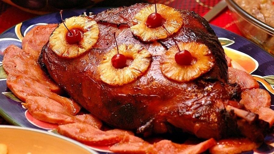 Pernil de porco preparado para ceia de festas de fim de ano - Reprodução/ericabuteau