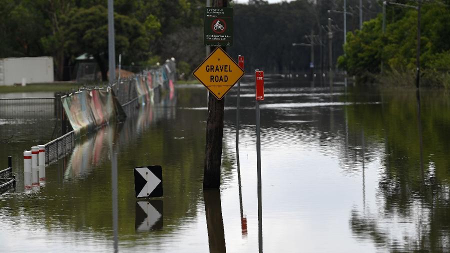 Após incêndios, Austrália enfrenta alagamentos por causa de chuvas fortes   - Saeed KHAN / AFP