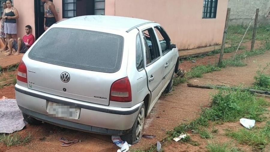 O carro que atropelou as vítimas era conduzido por um motorista sem CNH (Carteira Nacional de Habilitação) - Divulgação/Polícia Militar de Minas Gerais