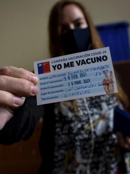 Vacinação no Chile - Claudio Santana/Getty Images