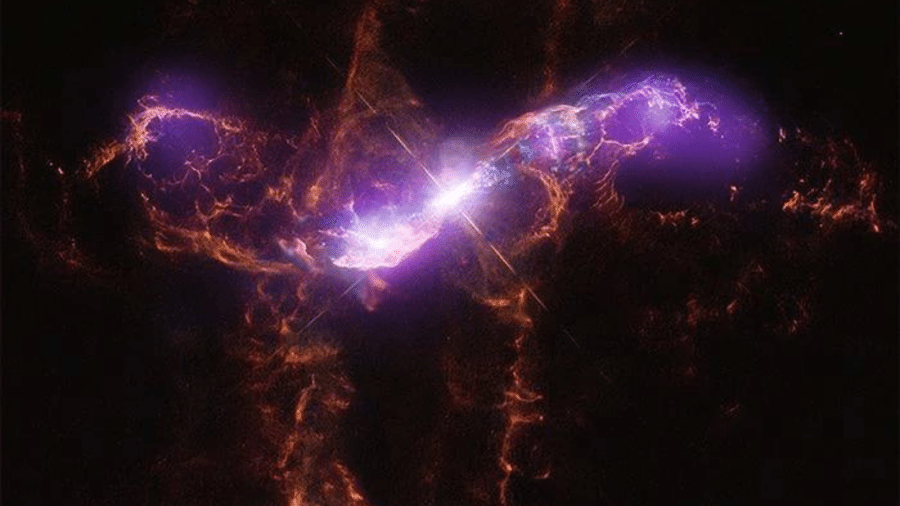 R Aquarii, estrela binária parte da constelação de Aquário - NASA/ESA/STScI