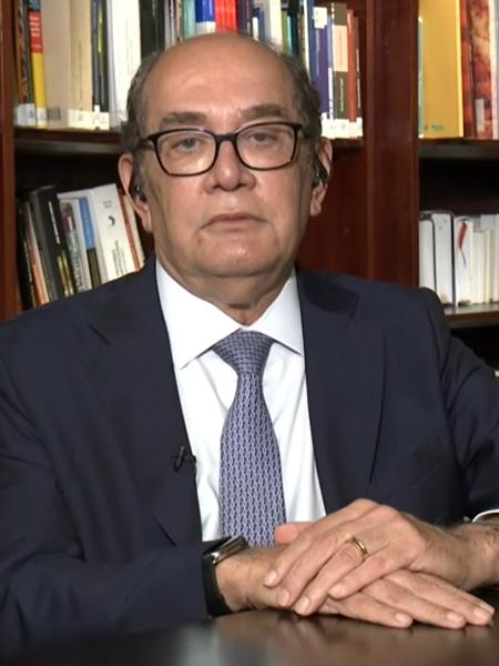 Ministro do STF Gilmar Mendes em entrevista ao Jornal da Globo 13.01.2023 - Reprodução TV Globo