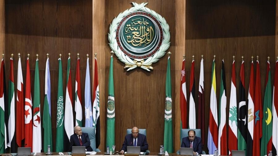 7.mai.2023 - Reunião da Liga Árabe na cidade de Cairo, no Egito - KHALED DESOUKI/AFP