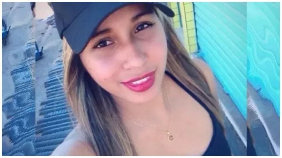 Adrielly Thauana Pereira de Carvalho foi assassinada pelo companheiro Josmar Junio Santos Gomes - Reprodução