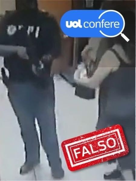 06.jul.2023 - Mulher assassinada no vídeo é Erika Yulissa Bandy García, esposa do traficante hondurenho Magdaleno Meza - Arte/UOL sobre Reprodução