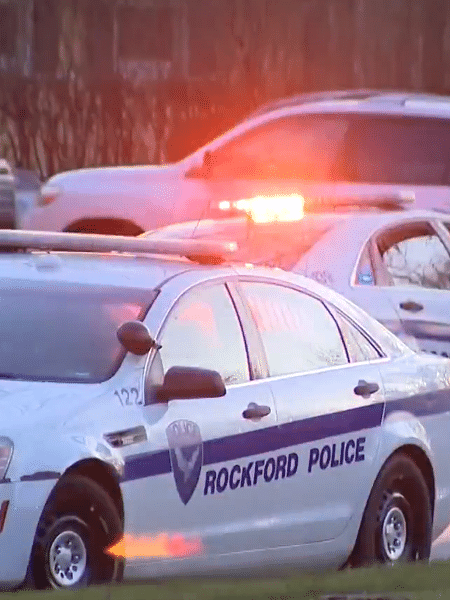 Polícia de Rockford, Illinois, nos EUA; homem esfaqueou ao menos 11 pessoas e matou 4 - 27.mar.2024-Reprodução/CBS