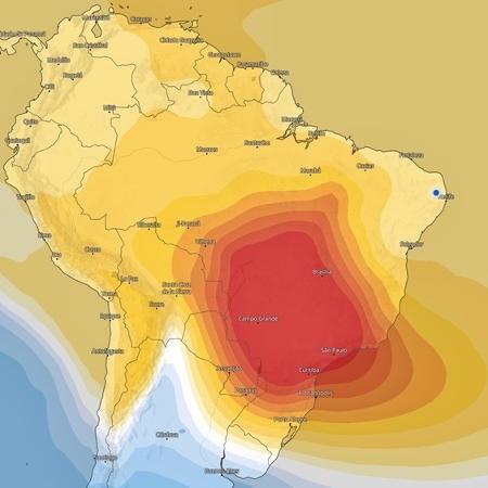 Massa de ar seco deve continuar sobre o centro-sul brasileiro em maio