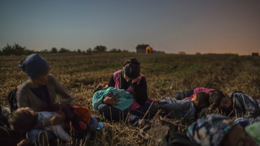 Bloqueio de imigrantes do Oriente Médio na fronteira entre Polônia e Bielo-Rússia intensifica crise entre os dois países - Mauricio Lima/The New York Times