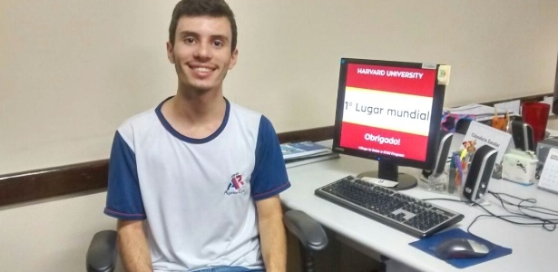 Lucas de Almeida, 17, vence votação de Harvard com projeto para baratear o diagnóstico de câncer de pele - Arquivo Pessoal