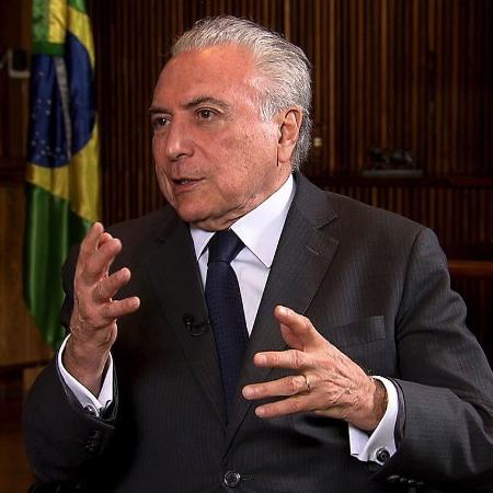 O ex-presidente Michel Temer (MDB) durante entrevista à TV Brasil - Agência Brasil