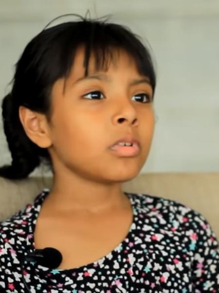 Adhara Pérez tem 8 anos - Reprodução