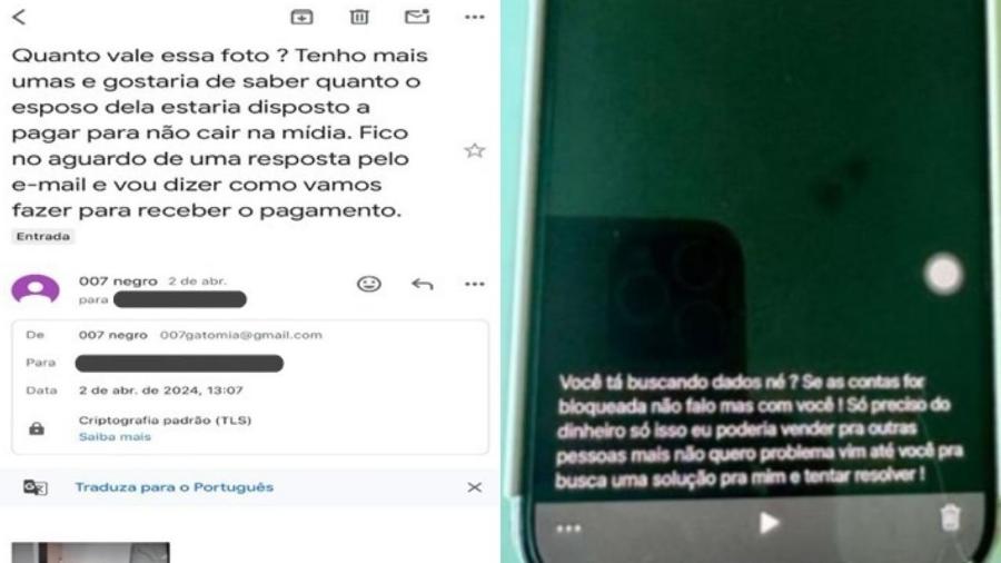 Extorsões começaram após mãe da vítima receber e-mail com foto dela nua - Polícia Civil de Pernambuco/Divulgação