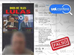 Fotos de Lula são de dias diferentes e não provam que ele tem um sósia