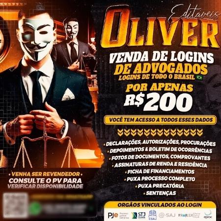 Propaganda de venda de acesso a sistemas de advogados; responsável, um homem de 29 anos, foi detido preventivamente no Espírito Santo Propaganda de venda de acesso a sistemas de advogados; responsável, um homem de 29 anos, foi detido preventivamente no Espírito Santo