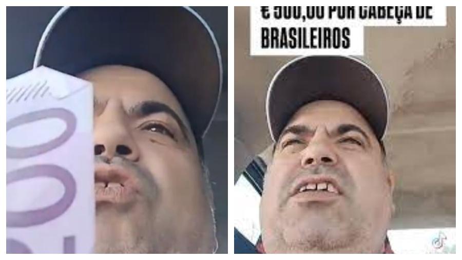 Português ofereceu dinheiro para quem matar brasileiros em Portugal e lhe entregar as cabeças