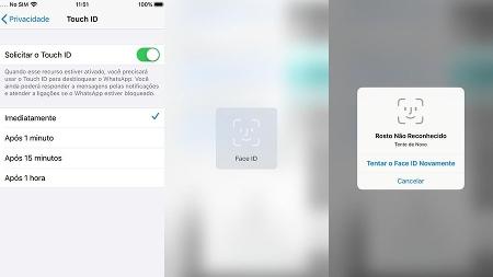 WhatsApp agora tem bloqueio de acesso por Touch ID e Face ID no iOS –  TecMundo - AMG Tecnologia