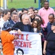 O ex-presidente Lula deixa a carceragem da PF em Curitiba ao lado da namorada Rosangela da Silva e do ex-prefeito Fernando Haddad - GIULIANO GOMES/ESTADÃO CONTEÚDO