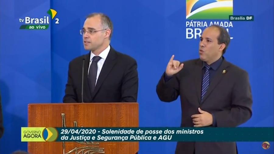 André Mendonça toma posse como novo ministro da Justiça - TV Brasil/Reprodução