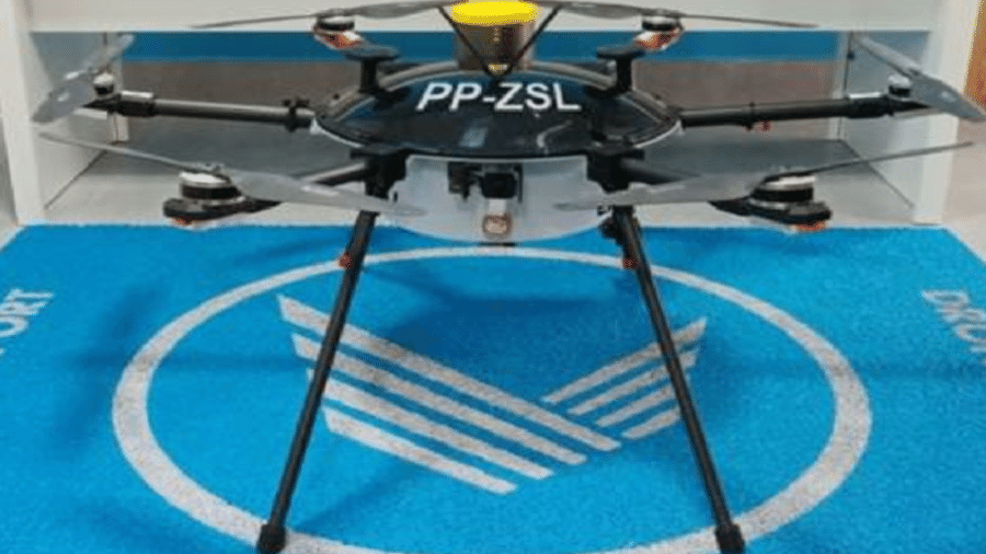 Drone autorizado pela Anac para realizar testes de transporte de encomendas - Divulgação / SpeedBird