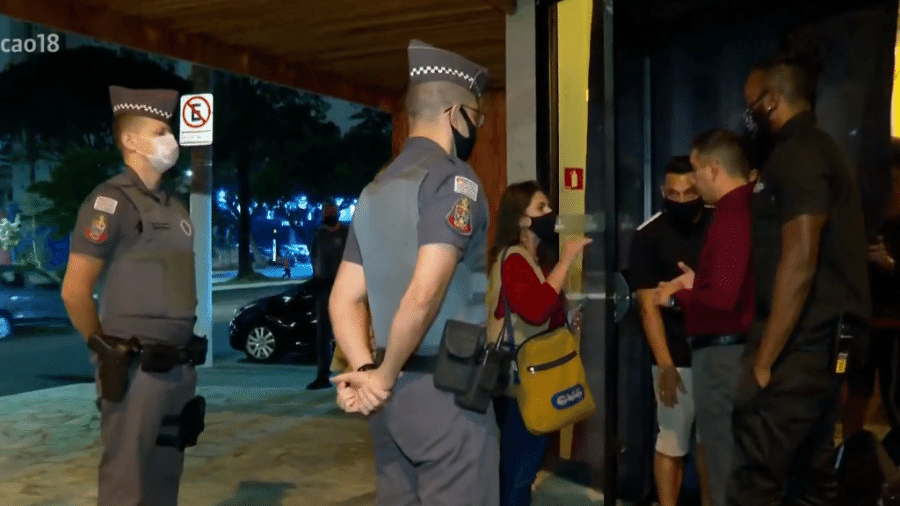 Bar na zona norte de São Paulo foi fechado e deve ser autuado  - Reprodução / Globo News