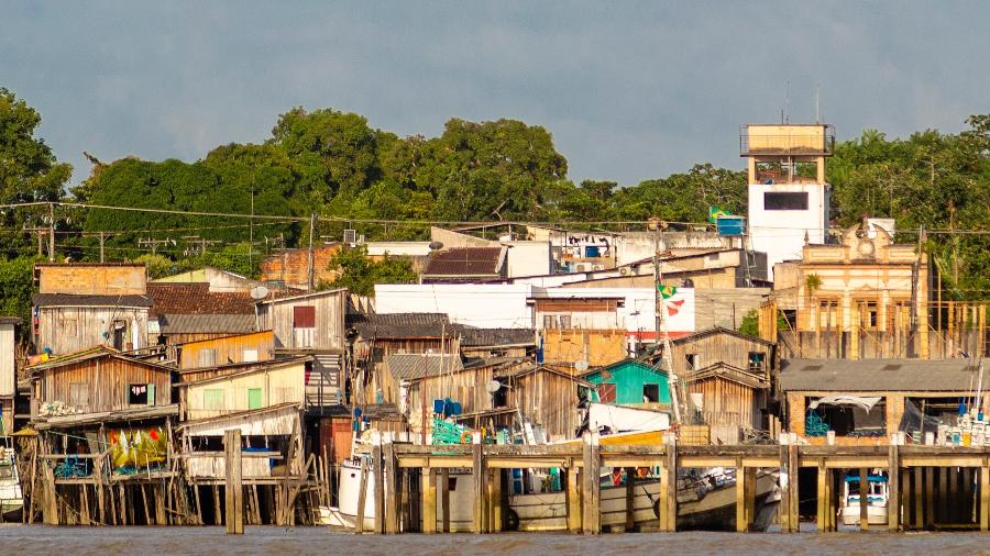 Favela próxima a Belém, capital do Pará - Getty Images/iStockphoto