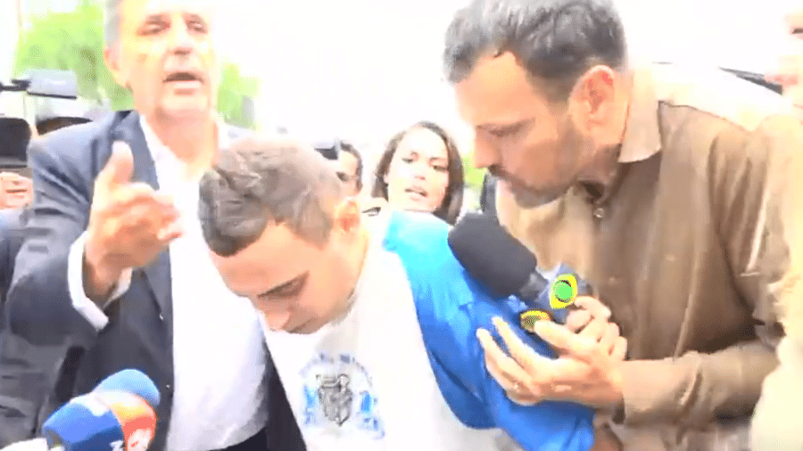  Acxel Gabriel de Holanda Peres foi preso em SP - Reprodução de vídeo/Jovem Pan