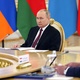 2022. May 16 - Russian President Vladimir Putin and Tajik President Emmali Rakhmon attend the Collective Security Treaty Organization summit in Moscow, Russia - Anton Novoderezhkin/Sputnik/Reuters