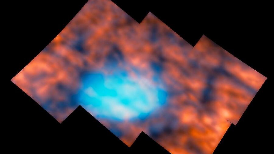Close formas surpreendentes em Júpiter - ESA/Webb, NASA & CSA, H.