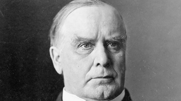 William McKinley foi presidente dos EUA entre 1897 e 1901