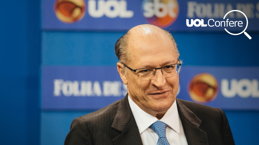 O pré-candidato do PSDB à Presidência da República, Geraldo Alckmin - Arte/UOL