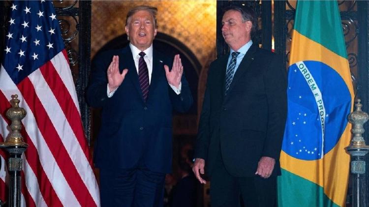 Donald Trump and Jair Bolsonaro - Photograph: Jim Watson / AFP - Photograph: Jim Watson / AFP