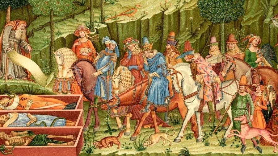 "O triunfo da morte" representa o que aconteceu no século 14 - Getty Images