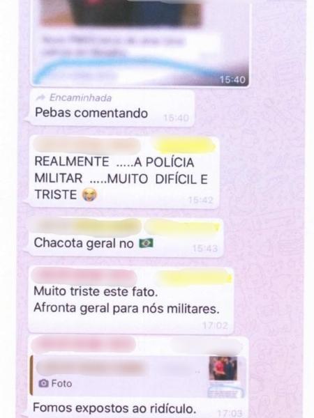 Coronel da Polícia Militar levou assunto a um dos grupos de Whatsapp da corporação