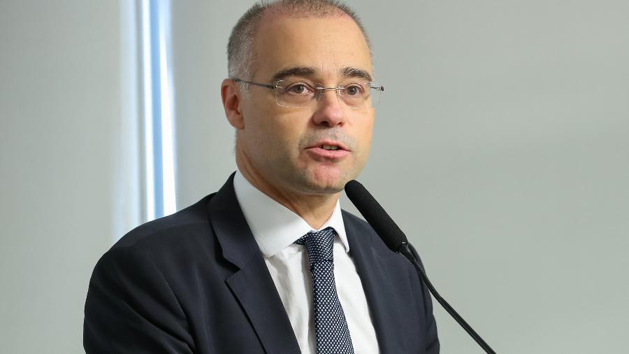 André Mendonça em sua segunda posse como AGU, em abril de 2021 - Marcos Corrêa/Planalto
