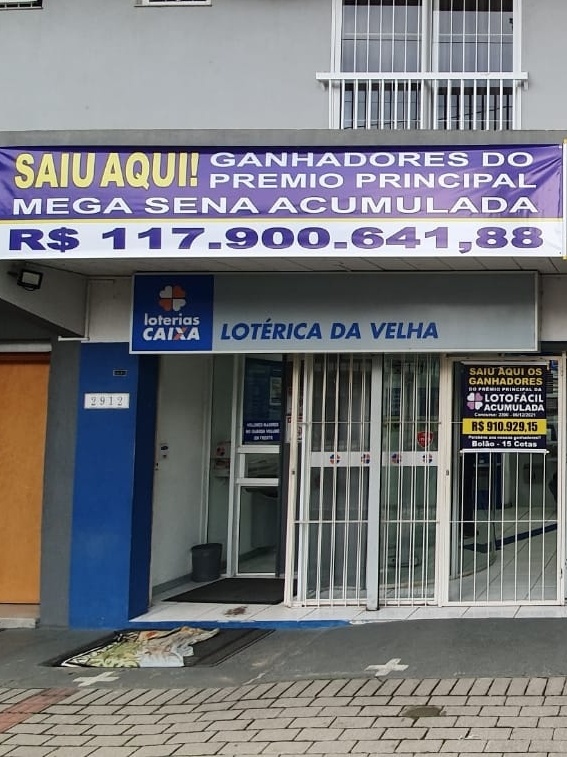 Aposta ganhadora da Mega-Sena em Blumenau foi feita na mesma