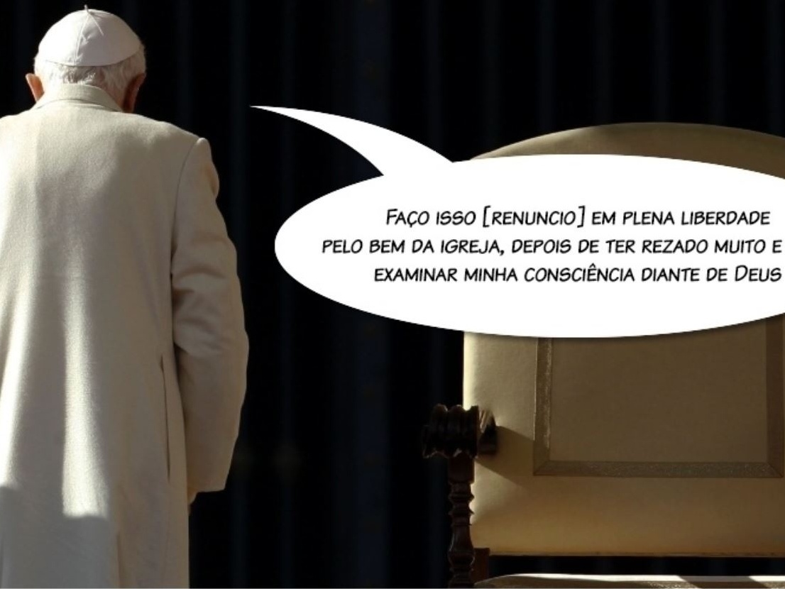 Francisco homenageia Bento XVI, 1º papa da era moderna a renunciar