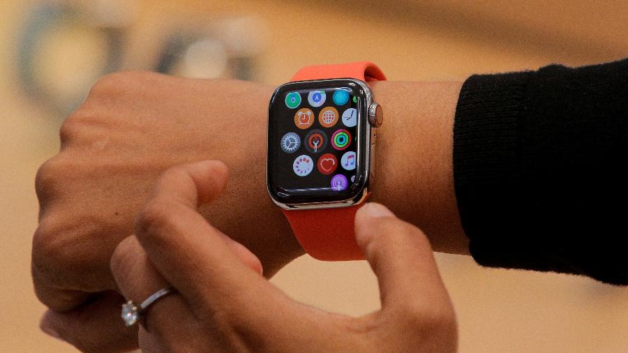 Apple Watch Series 8; empresa desenvolve forma de medir glicose sem a necessidade de gota de sangue - Brendan McDermind/Reuters