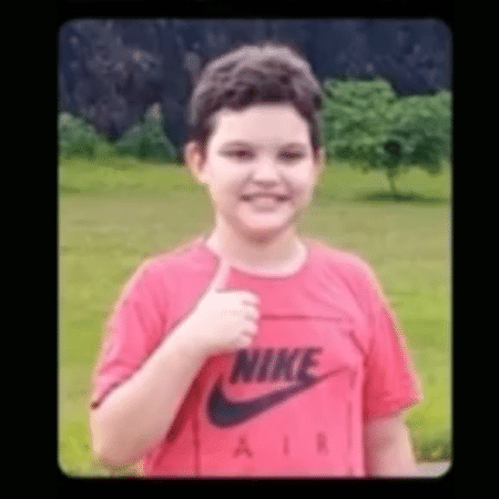 Luiz Fellipe Darulis, de 12 anos, foi morto em Monte Mor, em São Paulo