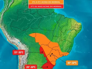 Veranico vem aí: parte do país pode bater na casa dos 35ºC em pleno junho