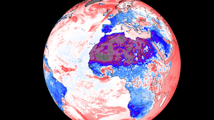 Previsão indica mais de 500% do volume médio mensal em partes do deserto do Saara