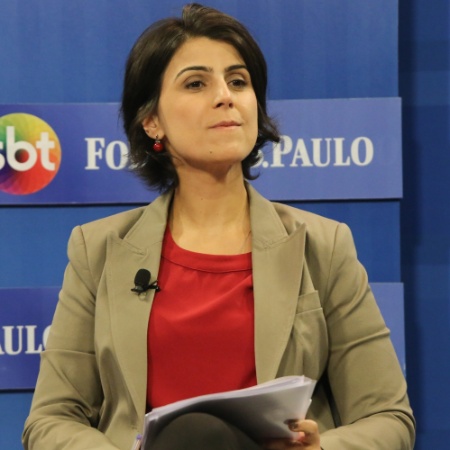 Manuela D"Ávila em debate UOL, Folha e SBT com vices - Fábio Vieira/FotoRua/Folhapress