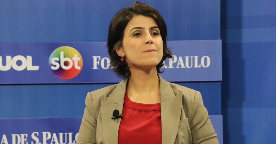 Manuela D'Ávila em debate UOL, Folha e SBT com vices