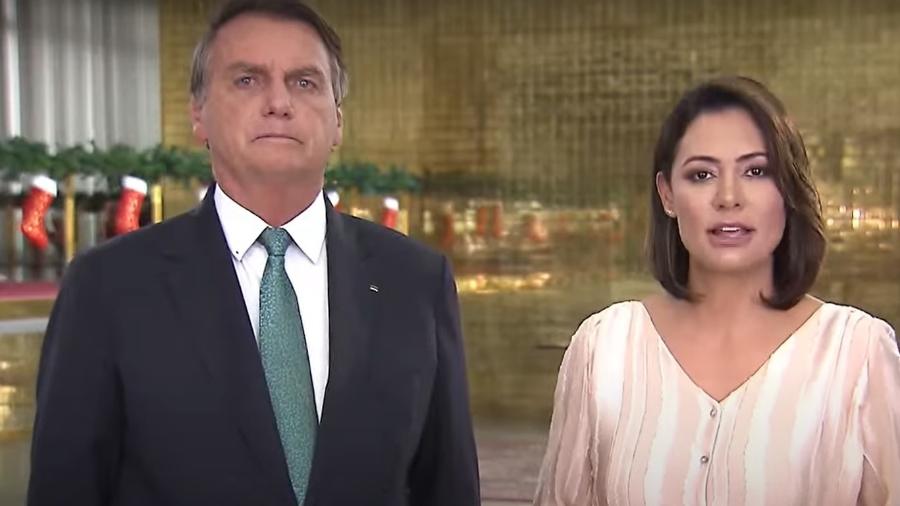 Bolsonaro e Michelle  - Reprodução/YouTube