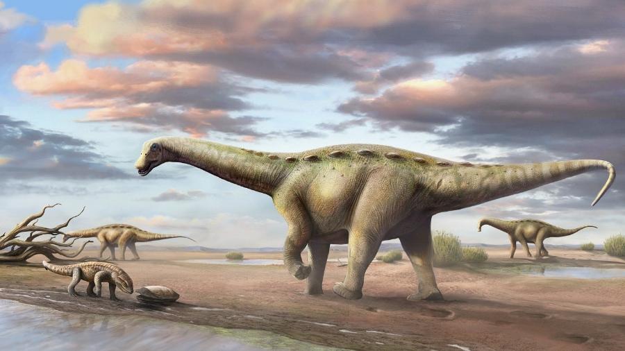 Ilustração do "Ibirania parva", dinossauro anão encontrado no interior de São Paulo - Arquivo pessoal