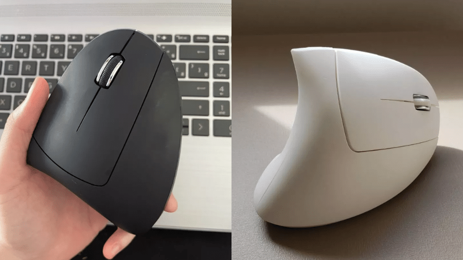 Mouse ergonômico é compatível com notebooks e computadores