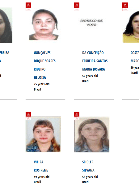 Brasileiras procuradas pela Interpol Brasileiras procuradas pela Interpol